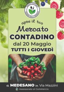 Read more about the article Tutti i giovedì saremo al Mercato agricolo di Medesano