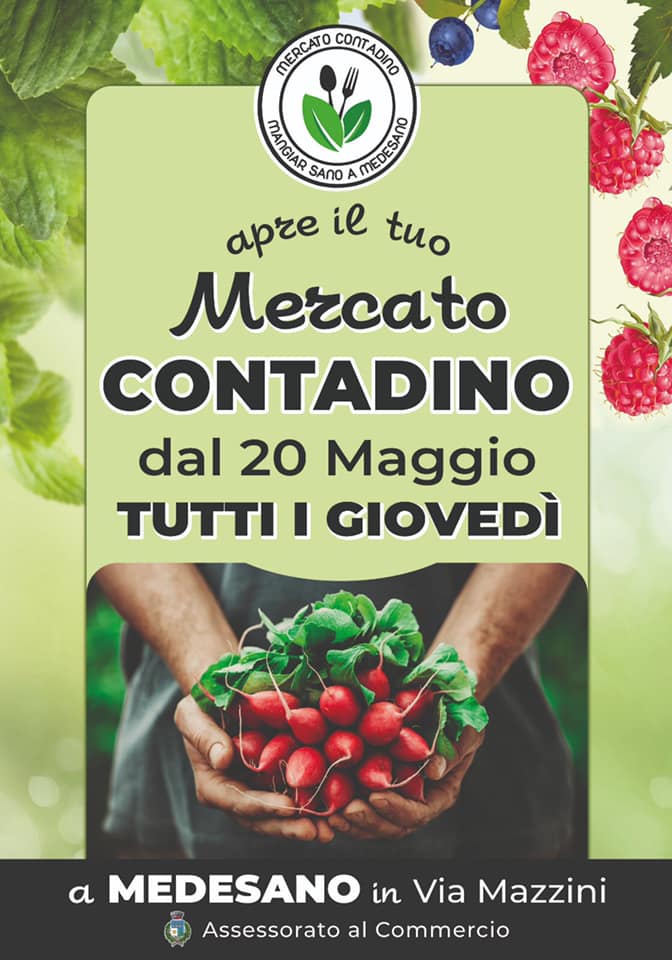 You are currently viewing Tutti i giovedì saremo al Mercato agricolo di Medesano