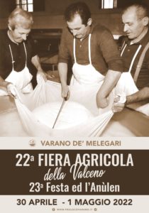 Read more about the article Fiera Agricola della Valceno: il 1 maggio 2022 visite guidate gratuite al caseificio e mercato