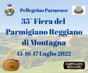 Scopri di più sull'articolo Il 17 luglio siamo alla Fiera del Parmigiano di Montagna a Pellegrino