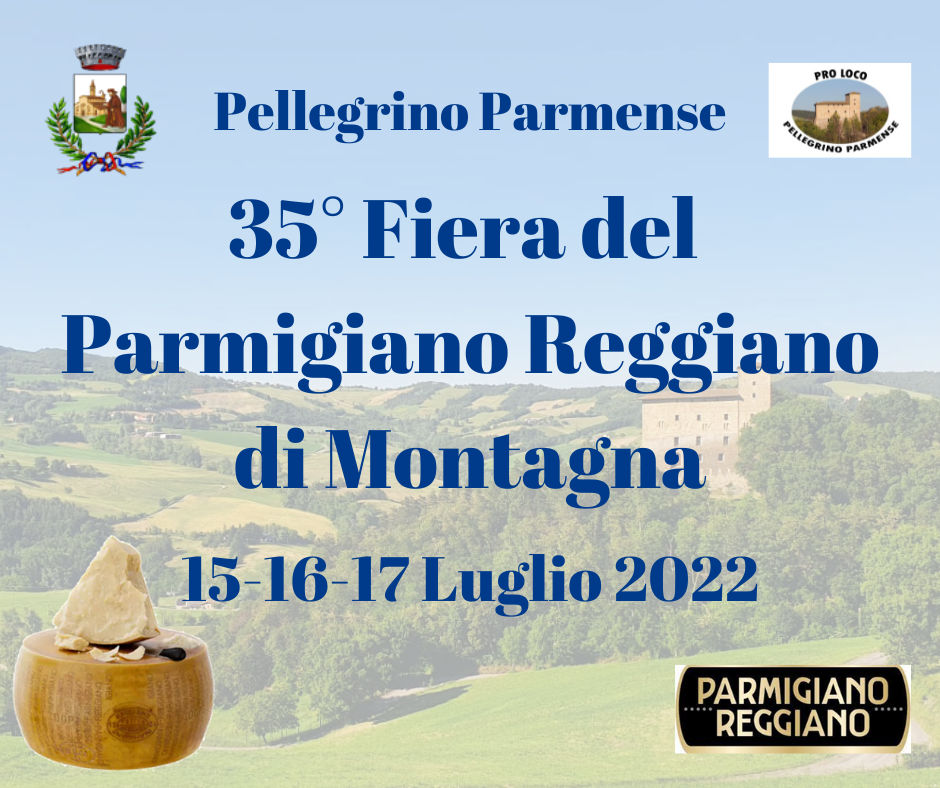 You are currently viewing Il 17 luglio siamo alla Fiera del Parmigiano di Montagna a Pellegrino