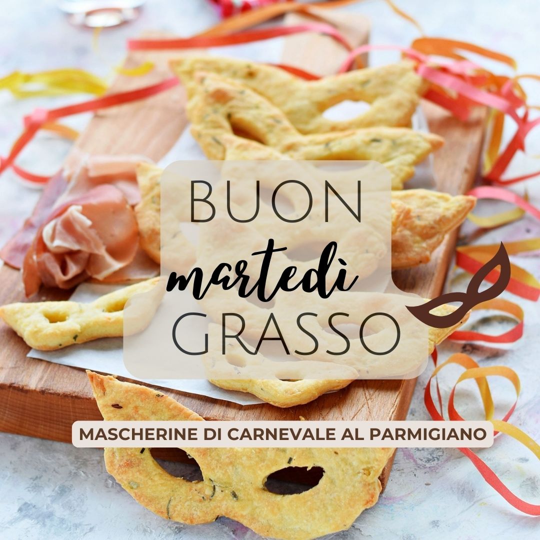 Al momento stai visualizzando Mascherine di Carnevale al Parmigiano Reggiano